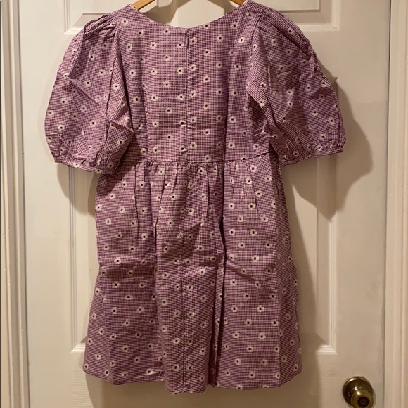 Dolls Kill Motel Lavender Daisy Field Wretta Mini Dress in Purple Ditsy Florals - Picture 5 of 9